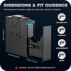 Secure Handgun Safe with Fingerprint Access